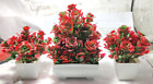 Beautiful Flower Pots for Home Decoration Red colour Set OF 3