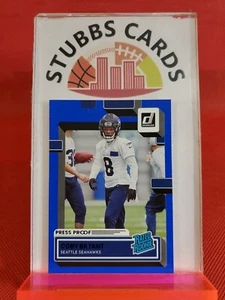 2022 Donruss Rated Rookies Press Proof Blue #394 Coby Bryant - Seattle Seahawks - Picture 1 of 2