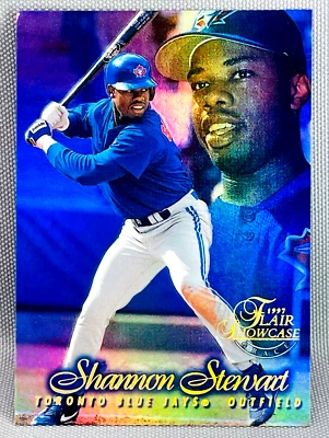 SHANNON STEWART - 1997 Flair Showcase Baseball - ROW 1 SEAT 107 - BLUE JAYS - Image 1 of 2