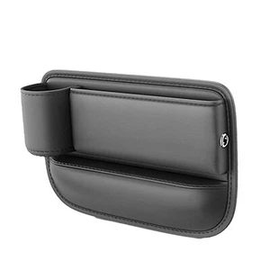1pc Left Right Side Car Seat Gap Filler Phone Holder Storage Box Organizer Bag - Picture 1 of 18