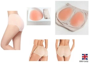 Silicone Butt Lifter Pads Panty Booty Bum Enhancer Hip Knickers Body Shaper UK - Picture 1 of 5