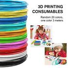 20 Colors 3D Pen Pla Filament Refills 3 Meters Each ? Material 3D Printing V6j1