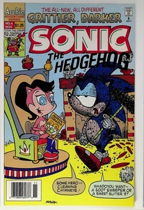 Vintage Sonic The Hedgehog Archie Adventure Series Comic Issue 4 Nov 1993 SEGA - Picture 1 of 2