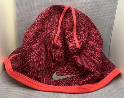 Nike Mujer OS Reversible Polar Calavera Gorra Gorro Correr Rosa Brillante Estampado Foto 1 de 4