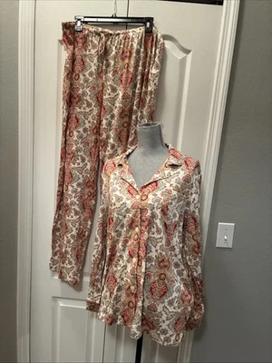 lauren ralph lauren Ladies 2 Piece Pajama Set Size Large - Image 1 of 4