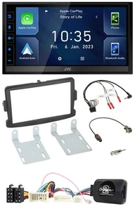 JVC DAB Bluetooth Lenkrad USB 2DIN Autoradio für Dacia ab 2012 schwarz - Bild 1 von 12