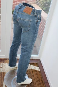 Herren Original 501 Levi W29 L32 Dunkelblau 29R Jeans Straight Levi's Stretch - Bild 1 von 22