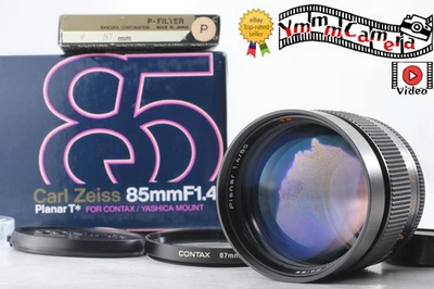READ[Almost Unused] Contax Carl Zeiss Planar T* 85mm F1.4 mmj Lens CY From JAPAN - Image 1 of 4