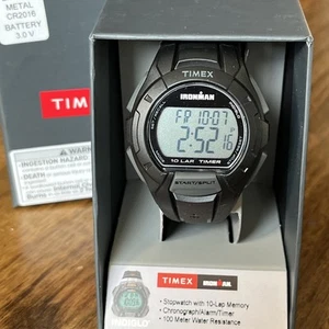 TIMEX Black/Grey IRONMAN Silicone 42mm Men's Watch - TW5K94000 MSRP: $53 - Imagen 1 de 5