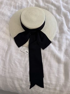 BNWT Zimmermann Straw Boater Hat - Picture 1 of 5