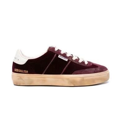 Tênis Golden Goose Soul Star Feminino Bordeaux/Milk Velvet EU37 EUA 7 - Imagem 1 de 4