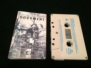 R.E.M. REM DOCUMENT 1ST PRESS AUSTRALIAN CASSETTE TAPE - Picture 1 of 1