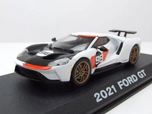 Ford GT #98 Heritage Edition 2021 Modellino auto 1:43 Luce verde da collezione - Foto 1 di 9