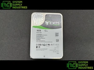 Seagate Exos X18 16TB 7.2K 6Gbps 256MB 3.5" SATA HDD ST16000NM000J - Photo 1/3