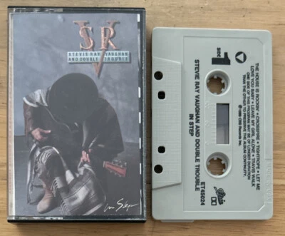 Stevie Ray Vaughan And Double Trouble In Step Cassette Tape (Epic, 1989, Used) - Image 1 of 2