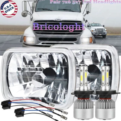 Faros LED haz sellado A+ 2 piezas para camión comercial Sterling LT9500 7x6" 5X7 Foto 1 de 4