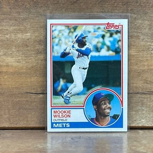 1983 Topps Mookie Wilson #55 NY New York Mets SET BREAK Baseball Card - Picture 1 of 2