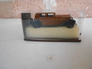 Brekina HO Scale W-240 Wanderer Seden 4 Door Brown & Black  #0001702 - Picture 1 of 7