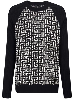 Balmain Sweater, Brand New, Size L, wool-cotton blend, knitted construction - Image 1 of 4