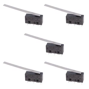 5 x 45mm Lever V4 Miniature Microswitch SPDT 5A - Picture 1 of 1