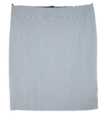 NINE WEST Women's Cotton Polyester Pencil Skirt Lined Stripe Multicolor Size 16W - Image 1 of 4