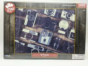 Kings Jigsaw Puzzle - 1000 Pieces - 20" x 27" - In Focus Vintage Cameras  - Picture 1 of 1