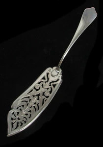 ANTIKER ÖSTERREICH 800 SILBER NETZFÖRMIGER RECHTSHÄNDER 11 ZOLL FISCHHEBER - Bild 1 von 4