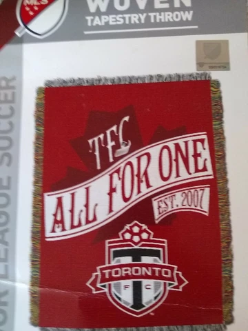 MLS Toronto FC Tapestry Blanket Woven Futbol Club Soccer Northwest Company USA Cover