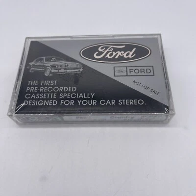 First Pre-Recorded Cassette Specially Designed Ford Demo Mix Tape Stereo New VTG - Image 1 of 4