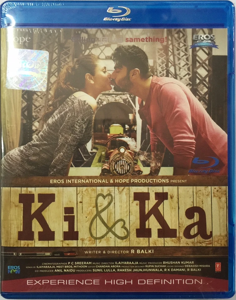 KI & KA BLU-RAY - ARJUN KAPOOR, KAREENA KAPOOR - BOLLYWOOD MOVIE BLURAY - Image 1 of 1
