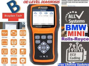 FOXWELL NT530 for BMW MINI DIAGNOSTIC SCANNER TOOL i70PRO ABS SRS CODE READER - Picture 1 of 12