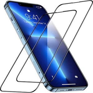 100% Edge curved Iphone 12/11 Pro 3D Curve HD Tempered Glass Screen Protector US - Picture 1 of 10