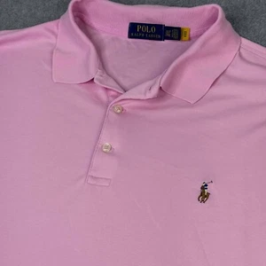 Polo Ralph Lauren Herren 2XLT Polo Pink Golf Classic Preppy Academia Flesh Pony - Bild 1 von 6
