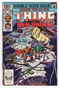 Marvel Two-In-One No 100 Jun 1983 (FN+) (6.5) Bronze Age, Thing & Ben Grimm - Picture 1 of 2