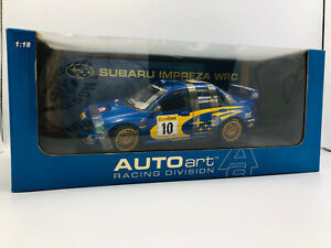 1/18 AUTOart Subaru Impreza WRC 2002 T. Makinen / Lindstrom #10 Rally Monte