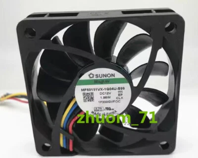1PC SUNON 6015 MF60151VX-1Q04U-S99 12V 1.98W 6CM cooling fan - Image 1 of 3