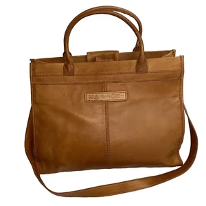 75082 Fossil The New American Classic Leather Handbag Briefcase Tote - Picture 1 of 11