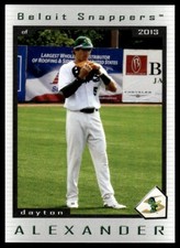 2013 Grandstand Beloit Snappers Dayton Alexander Beloit Snappers #NNO