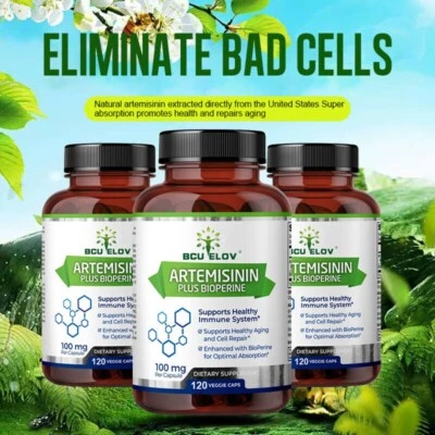 BCUELOV ARTEMISIA Annua-Extrakt 100 mg 30/60/120 Kapseln Beifuß Artemisinin