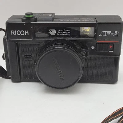 Ricoh AF-2D 35mm Film Camera  Point & Shoot  38mm f2.8  Tested  ASA 25-800 - Image 1 of 4