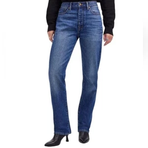 alexa chung per jeans dritto madewell in lavaggio allendale taglia 28 - Foto 1 di 8