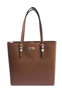 Nuevo Michael Kors Mujer Jet Set Cuero Saffiano Grande NS Bolso Equipaje - Imagen 1 de 4