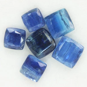 11.05 Ct Natural Blue Kyanite Top-Grade Cushion Cut Loose Gemstone Lot Certified - Picture 1 of 4