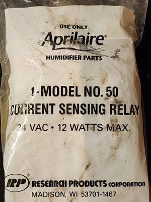 Aprilaire Humidifier Part Model No 50 Current Sensing Relay - Image 1 of 3