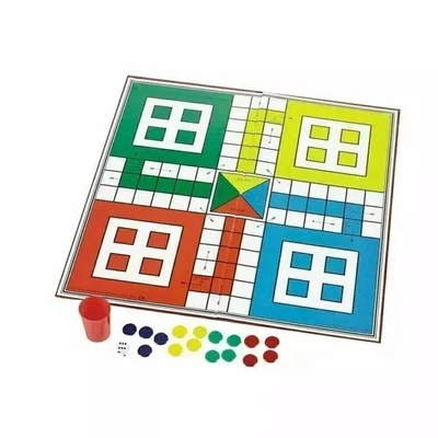 Ludo & Snakes Ladders Board Game Play With Children (Family Game) - Image 1 of 4