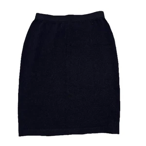 Falda lápiz negra tejida St. John Santana talla 2 - Imagen 1 de 6