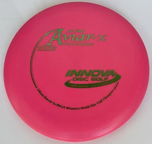 INNOVA JK PRO AVIAR-X  165.58 GRAMS HOT PINK w/GREEN FOIL HOTSTAMP - Picture 1 of 2