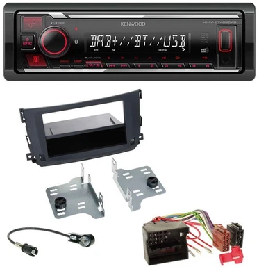 Kenwood MP3 Bluetooth USB DAB Autoradio für Smart ForTwo (451, 2010-2015) - Bild 1 von 4