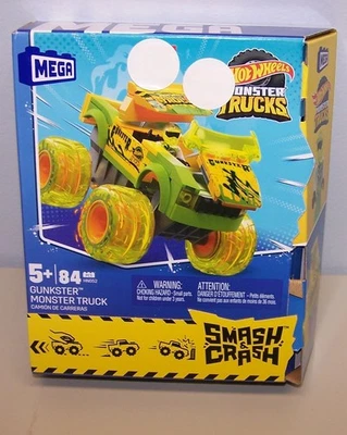 MEGA Brands - Hot Wheels Monster Trucks Gunkster Monster Truck [New Toy] Brick - Image 1 of 4