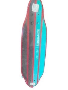 Kryptonics Complete Cutaway Cruiser Skateboard 30"x8" Blue Retro 70's Themed NWT - Picture 1 of 7
